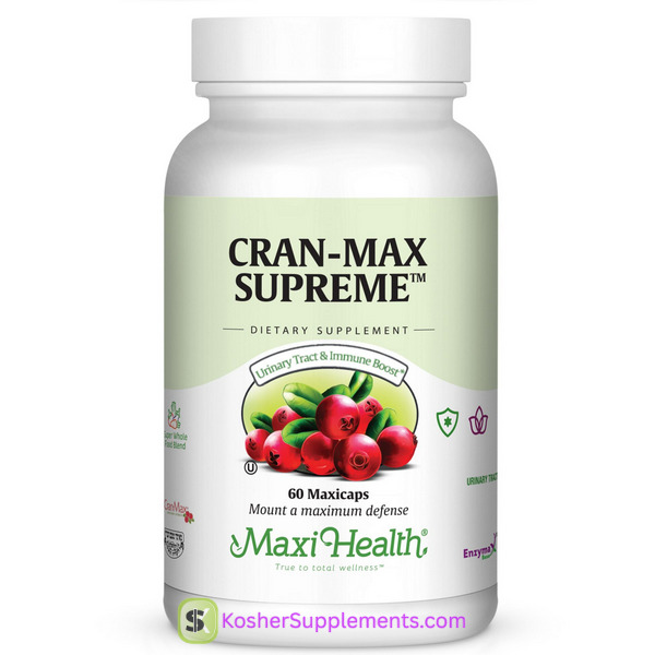 Maxi Health Cran-Max Supreme kosher cranberry capsules